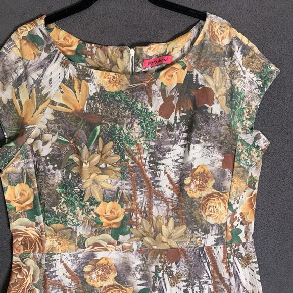 Betsey Johnson Dress 12 Bloomcore Stretch Print Summer Artsy Romantic Versatile - Picture 3 of 12